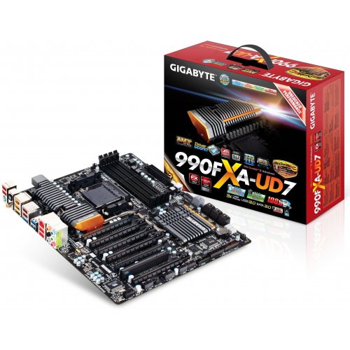 Продати Материнська плата Gigabyte GA-990FXA-UD7 (AM3+, AMD 990FX) за Trade-In у інтернет-магазині Телемарт - Київ, Дніпро, Україна фото