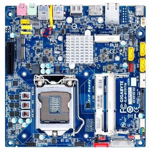 Продать Материнская плата Gigabyte GA-B75TN (s1155, Intel B75) по Trade-In интернет-магазине Телемарт - Киев, Днепр, Украина фото
