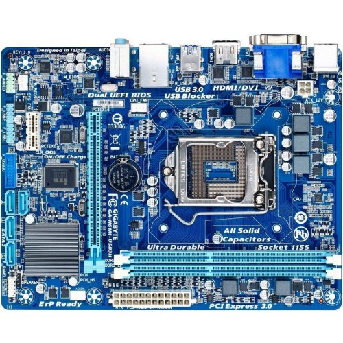 Продати Материнська плата Gigabyte GA-H61M-USB3H (s1155, Intel H61) за Trade-In у інтернет-магазині Телемарт - Київ, Дніпро, Україна фото