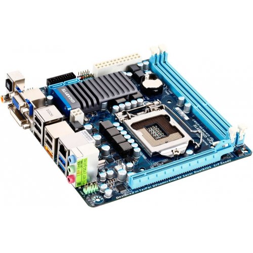 Продати Материнська плата Gigabyte GA-H61N-USB3 (s1155, Intel H61) за Trade-In у інтернет-магазині Телемарт - Київ, Дніпро, Україна фото