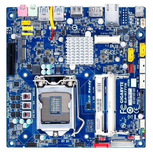 Продать Материнская плата Gigabyte GA-H77TN (s1155, Intel H77) по Trade-In интернет-магазине Телемарт - Киев, Днепр, Украина фото