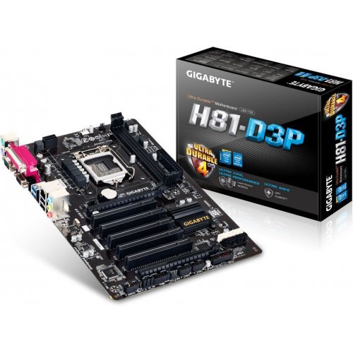 Продати Материнська плата Gigabyte GA-H81-D3P (s1150, Intel H81) за Trade-In у інтернет-магазині Телемарт - Київ, Дніпро, Україна фото