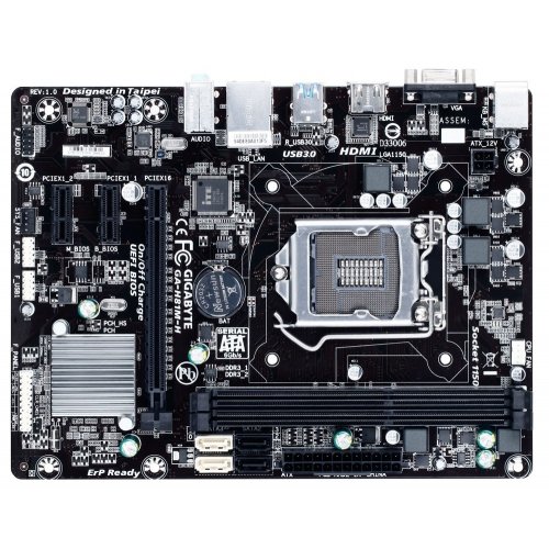 Продать Материнская плата Gigabyte GA-H81M-H (s1150, Intel H81) по Trade-In интернет-магазине Телемарт - Киев, Днепр, Украина фото