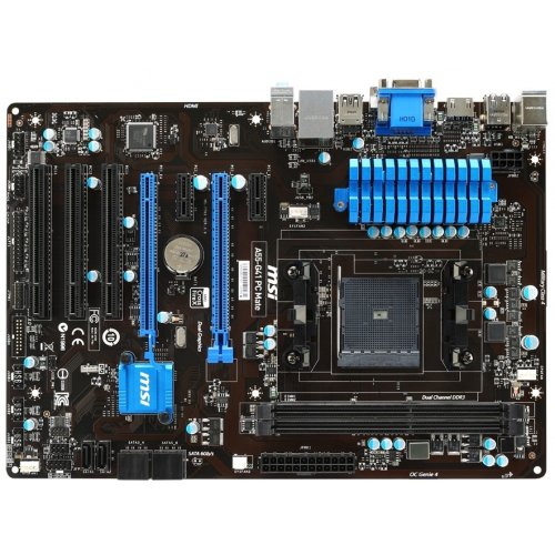 Продати Материнська плата MSI A55-G41 PC Mate (FM2+, AMD A55) за Trade-In у інтернет-магазині Телемарт - Київ, Дніпро, Україна фото