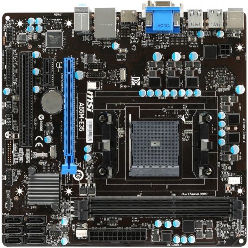 Продать Материнская плата MSI A55M-E35 (FM2+, AMD A55) по Trade-In интернет-магазине Телемарт - Киев, Днепр, Украина фото