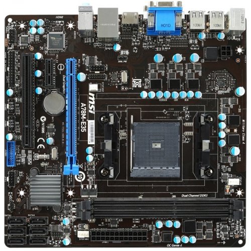 Продать Материнская плата MSI A78M-E35 (FM2+, AMD A78) по Trade-In интернет-магазине Телемарт - Киев, Днепр, Украина фото