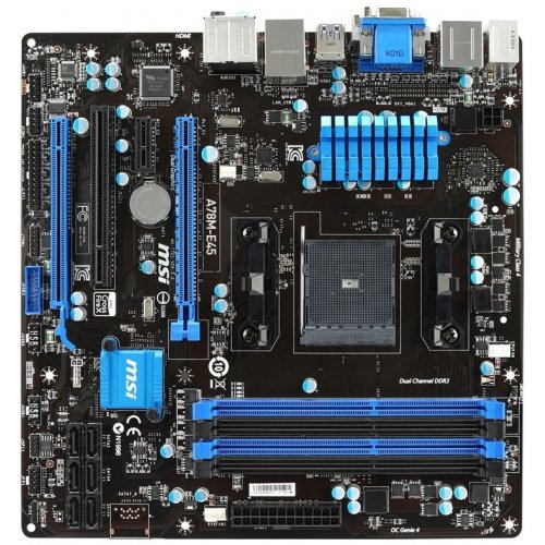 Продати Материнська плата MSI A78M-E45 (FM2+, AMD A78) за Trade-In у інтернет-магазині Телемарт - Київ, Дніпро, Україна фото
