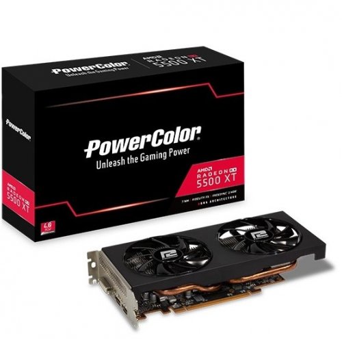 

PowerColor Radeon RX 5500 XT OC 8192MB (AXRX 5500XT 8GBD6-DH/OC)