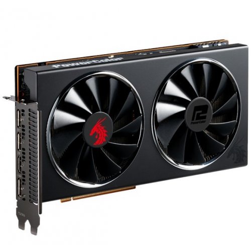 Продать Видеокарта PowerColor Radeon RX 5700 XT Red Dragon OC 8192MB (AXRX 5700 XT 8GBD6-DHR/OC) по Trade-In интернет-магазине Телемарт - Киев, Днепр, Украина фото