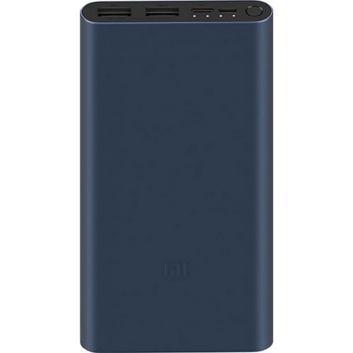 

Xiaomi Mi Power Bank 3 New 10000mAh Fast Charge Black