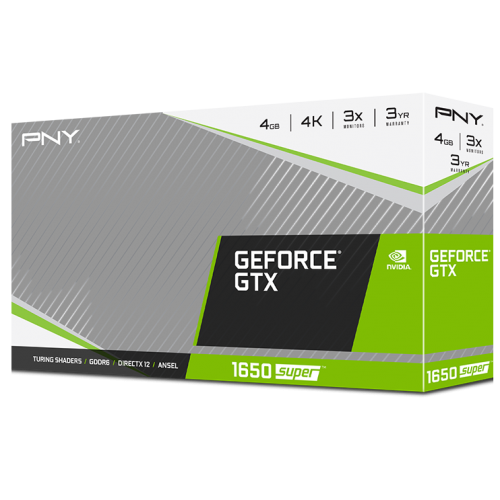 Продати Відеокарта PNY GeForce GTX 1650 SUPER Single Fan 4096MB (VCG16504SSFPPB) за Trade-In у інтернет-магазині Телемарт - Київ, Дніпро, Україна фото