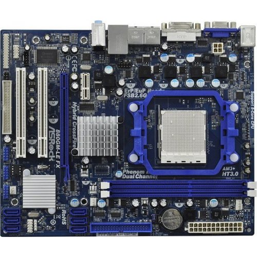 Продати Материнська плата AsRock 880GM-LE FX (AM3+, AMD 880G) за Trade-In у інтернет-магазині Телемарт - Київ, Дніпро, Україна фото