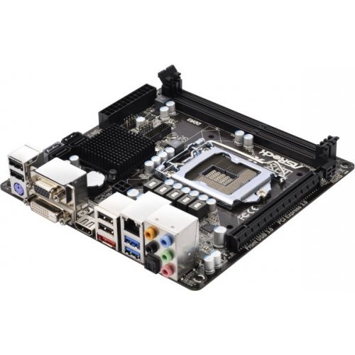 Продать Материнская плата AsRock B75M-ITX (s1155, Intel B75) по Trade-In интернет-магазине Телемарт - Киев, Днепр, Украина фото