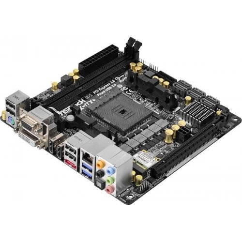 Продать Материнская плата AsRock FM2A88X-ITX+ (FM2+, AMD A88X) по Trade-In интернет-магазине Телемарт - Киев, Днепр, Украина фото
