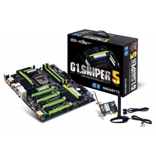 Продать Материнская плата Gigabyte G1.Sniper 5 (s1150, Intel Z87) по Trade-In интернет-магазине Телемарт - Киев, Днепр, Украина фото