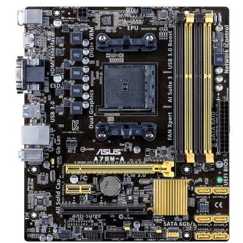 Продать Материнская плата Asus A78M-A (FM2+, AMD A78) по Trade-In интернет-магазине Телемарт - Киев, Днепр, Украина фото
