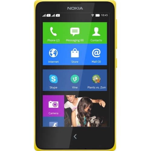 Купить Мобильный телефон Nokia X Dual Sim Yellow - цена в Харькове, Киеве, Днепре, Одессе
в интернет-магазине Telemart фото