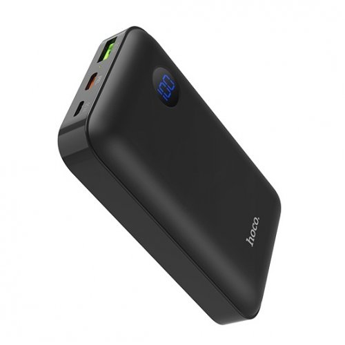 Powerbank Hoco J44 QC3.0 Type-C PD LED Digital display 10000mAh Black купити в Україні | Telemart фото