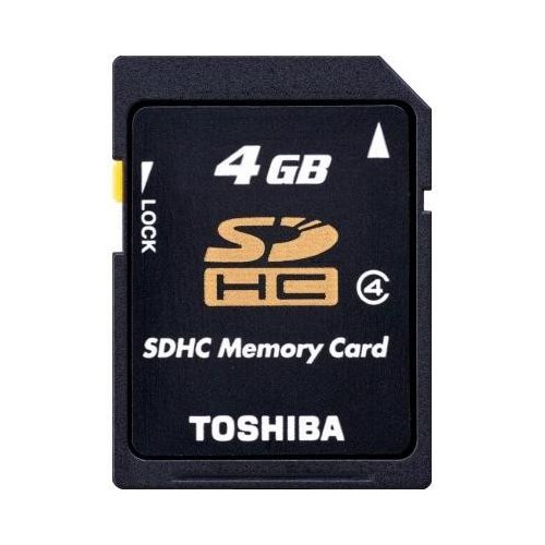 Карта памяти Toshiba SDHC 4GB Class 4 (SD-K04GJ(BL3/SD-K04GJ(BL5) купить в Украине | Telemart фото