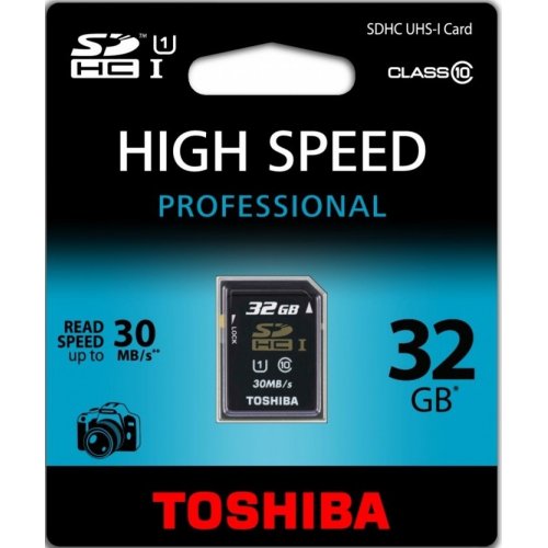 Карта памяти Toshiba SDHC 32GB Class 10 UHS-I (SD-T032UHS1(BL5) купить в Украине | Telemart фото