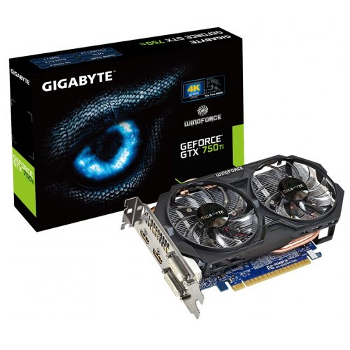 Продать Видеокарта Gigabyte GeForce GTX 750 Ti Overclocked 2048MB (GV-N75TOC-2GI) по Trade-In интернет-магазине Телемарт - Киев, Днепр, Украина фото