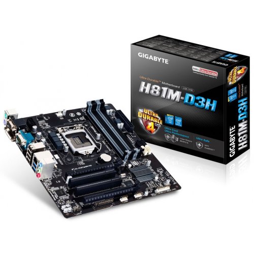 Продати Материнська плата Gigabyte GA-H81M-D3H (s1150, Intel H81) за Trade-In у інтернет-магазині Телемарт - Київ, Дніпро, Україна фото