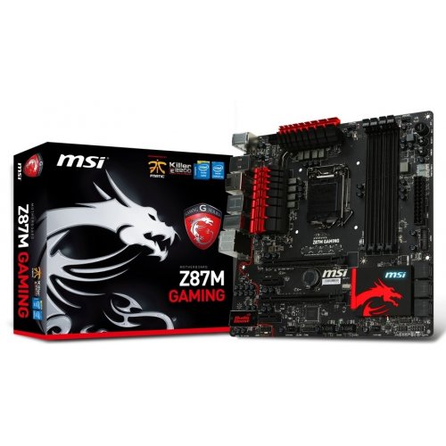 Продати Материнська плата MSI Z87M GAMING (s1150, Intel Z87) за Trade-In у інтернет-магазині Телемарт - Київ, Дніпро, Україна фото
