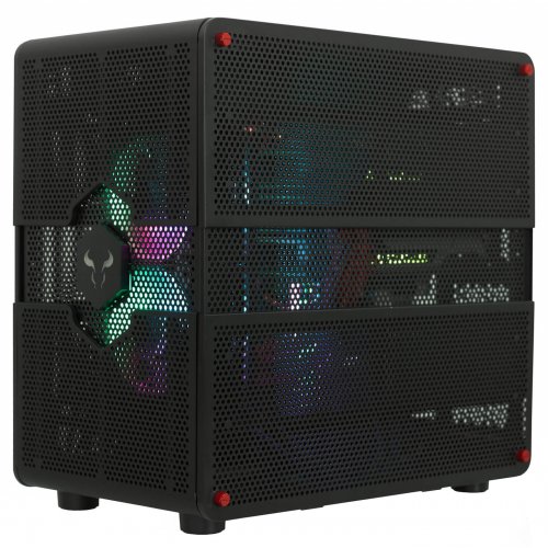 Корпус RIOTORO Morpheus GPX100 без БП Black купити з перевіркою сумісності: огляд, характеристики, ціна у Києві, Львові, Вінниці, Хмельницькому, Івано-Франківську, Україні | інтернет-магазин TELEMART.UA фото