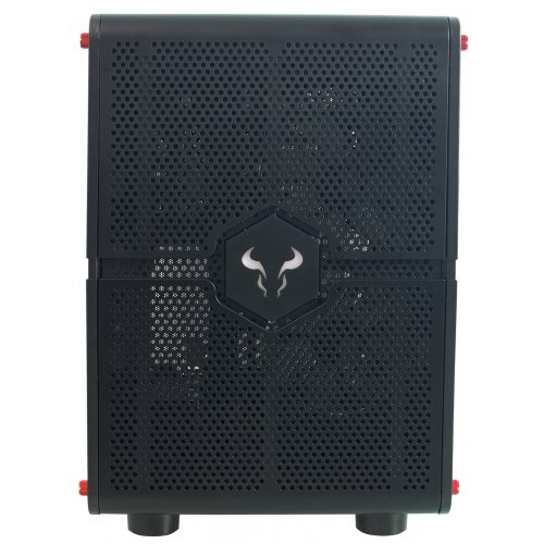 Корпус RIOTORO Morpheus GPX100 без БП Black купити з перевіркою сумісності: огляд, характеристики, ціна у Києві, Львові, Вінниці, Хмельницькому, Івано-Франківську, Україні | інтернет-магазин TELEMART.UA фото