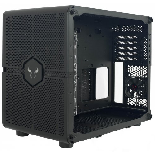 Корпус RIOTORO Morpheus GPX100 без БП Black купити з перевіркою сумісності: огляд, характеристики, ціна у Києві, Львові, Вінниці, Хмельницькому, Івано-Франківську, Україні | інтернет-магазин TELEMART.UA фото