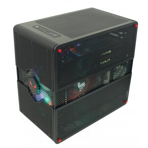 Корпус RIOTORO Morpheus GPX100 без БП Black купити з перевіркою сумісності: огляд, характеристики, ціна у Києві, Львові, Вінниці, Хмельницькому, Івано-Франківську, Україні | інтернет-магазин TELEMART.UA фото