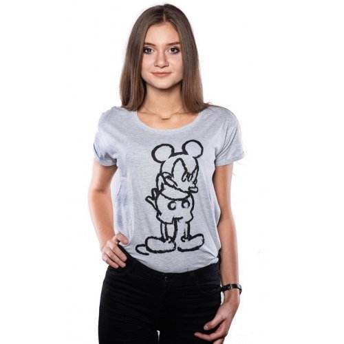 Купить Футболка Good Loot Disney Angry Mickey Woman XS (5908305224877) Grey - цена в Харькове, Киеве, Днепре, Одессе
в интернет-магазине Telemart фото