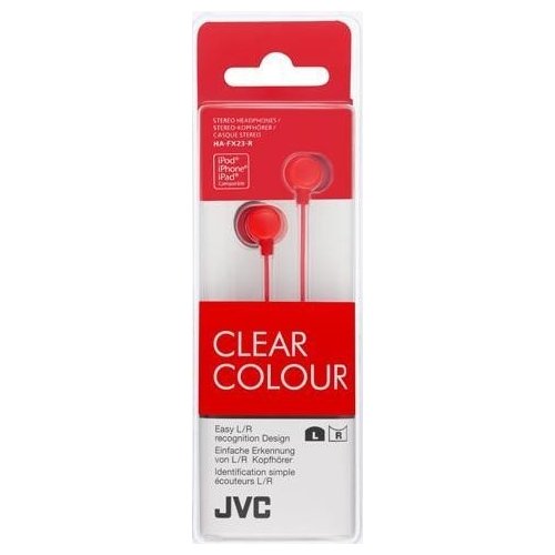 Наушники JVC HA-FX23 Red купить в Украине | Telemart фото