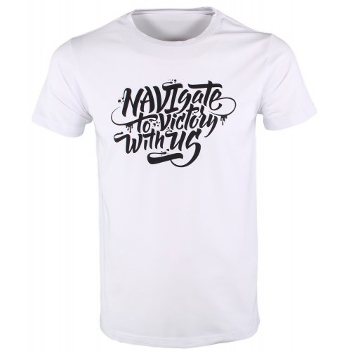 Купить Футболка Fs holding NAVI T-Shirt Navigate 2017 S (FNVNGSHRT17WT000S) White - цена в Харькове, Киеве, Днепре, Одессе
в интернет-магазине Telemart фото