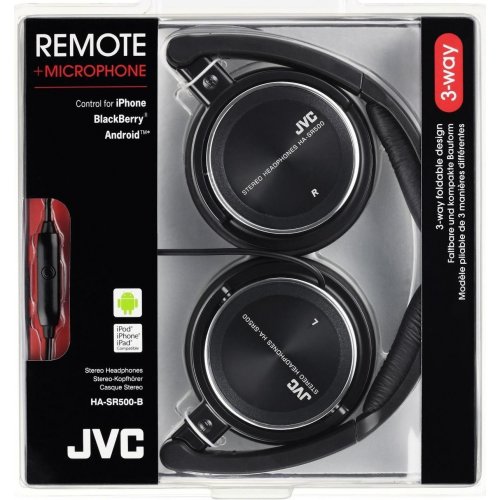 Наушники JVC HA-SR500 Mic Black купить в Украине | Telemart фото