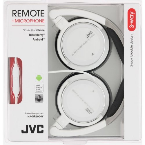 Наушники JVC HA-SR500 Mic White купить в Украине | Telemart фото