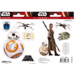 Наклейки ABYstyle Star Wars Bb8 Rey (ABYDCO359)