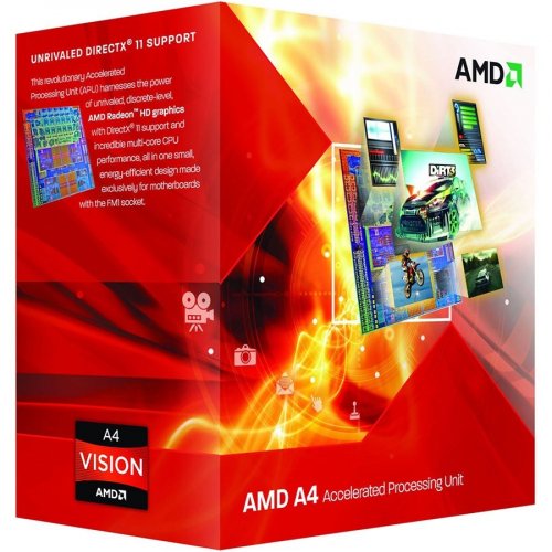 Продать Процессор AMD A4-4020 3.2GHz 1MB sFM2 Box (AD4020OKHLBOX) по Trade-In интернет-магазине Телемарт - Киев, Днепр, Украина фото