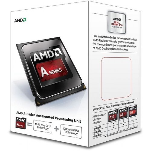 Продати Процесор AMD A8-6500T 2.1GHz 4MB sFM2 Box (AD650TYHHLBOX) за Trade-In у інтернет-магазині Телемарт - Київ, Дніпро, Україна фото
