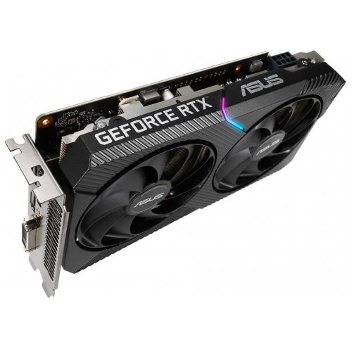 Фото Видеокарта Asus GeForce RTX 2070 Dual Mini OC 8192MB (DUAL-RTX2070-O8G-MINI)
