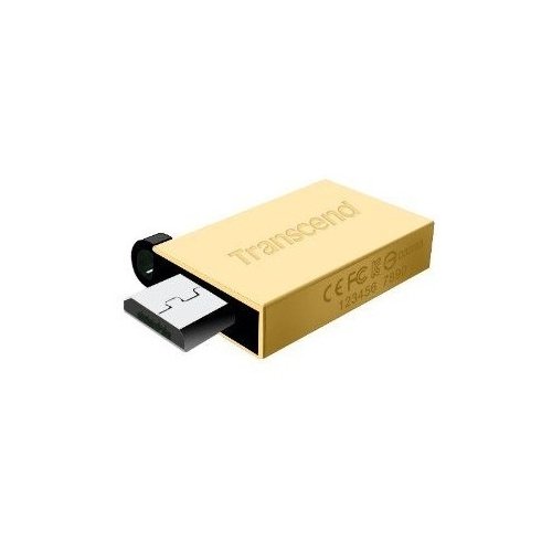 Купить Накопитель Transcend JetFlash 380 USB 2.0/MicroUSB 32GB Gold Plating (TS32GJF380G) - цена в Харькове, Киеве, Днепре, Одессе
в интернет-магазине Telemart фото