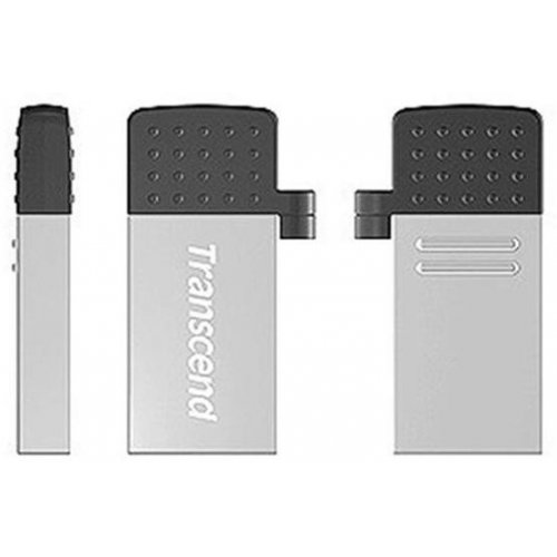 Купить Накопитель Transcend JetFlash 380 USB 2.0/MicroUSB 16GB Silver Plating (TS16GJF380S) - цена в Харькове, Киеве, Днепре, Одессе
в интернет-магазине Telemart фото