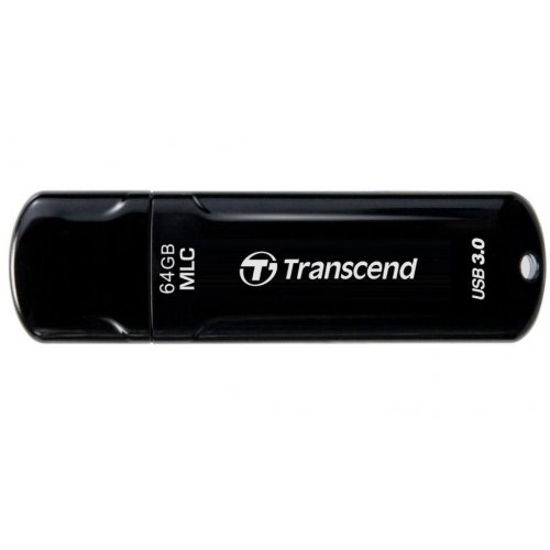 Купить Накопитель Transcend JetFlash 750 USB 3.0 MLC 64GB Black (TS64GJF750K) - цена в Харькове, Киеве, Днепре, Одессе
в интернет-магазине Telemart фото