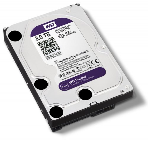 Продати Жорсткий диск Western Digital Purple 3TB 64MB 3.5" (WD30PURX) за Trade-In у інтернет-магазині Телемарт - Київ, Дніпро, Україна фото