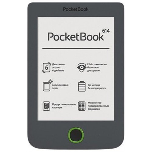 Купить Электронная книга PocketBook 614 Basic 2 Grey - цена в Харькове, Киеве, Днепре, Одессе
в интернет-магазине Telemart фото
