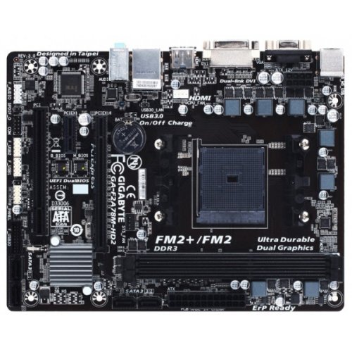 Продати Материнська плата Gigabyte GA-F2A78M-HD2 (FM2+, AMD A88X) за Trade-In у інтернет-магазині Телемарт - Київ, Дніпро, Україна фото