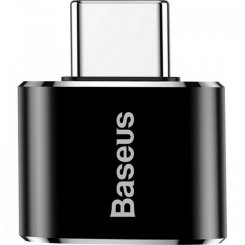 Кабель Baseus USB to USB Type-C 2.4A F/M (CATOTG-01) Black