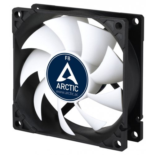 Продать Кулер для корпуса Arctic F8 (AFACO-08000-GBA01) Black/White по Trade-In интернет-магазине Телемарт - Киев, Днепр, Украина фото