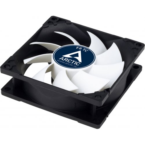 Продати Кулер для корпуса Arctic F8 TC (AFACO-080T0-GBA01) Black/White за Trade-In у інтернет-магазині Телемарт - Київ, Дніпро, Україна фото