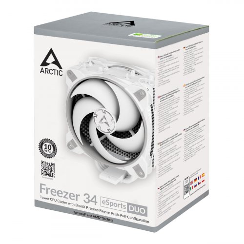 Фото Кулер Arctic Freezer 34 eSports DUO (ACFRE00074A) Grey/White